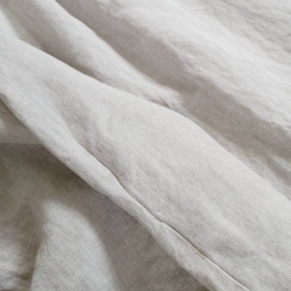 Dissh Norah Linen Wide Leg Pant In Natural - Picture 13 of 16